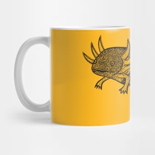 Axolotl - hand drawn animal lovers design Mug